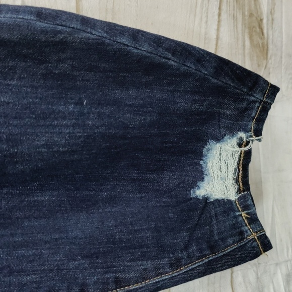 Sonoma Dark Wash Distressed Ankle Skinny Jeans, Size 24W Short - Picture 9 of 15